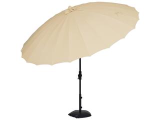 Treasure Garden 10 Foot Shanghai Aluminum Round Collar Tilt Crank Lift Outdoor Patio Umbrella