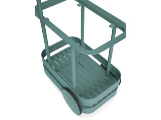 Fatboy Outdoor Jolly Trolley Lighted Bar Cart in Dark Sage