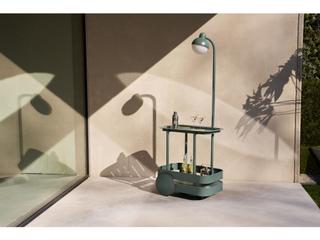 Fatboy Outdoor Jolly Trolley Lighted Bar Cart in Dark Sage