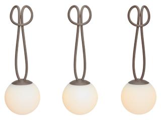 Fatboy Outdoor Bolleke Mini Hanging Lamp (Set of 3) in Taupe