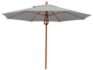 Fiberbuilt Outdoor Patio Umbrellas Prestige - Bridgewater Fiberglass 9 Foot Octagon Pulley & Pin Outdoor Patio Umbrella