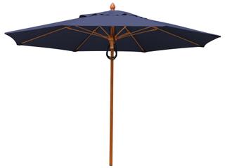 Fiberbuilt Outdoor Patio Umbrellas Prestige - Bridgewater Fiberglass 9 Foot Octagon Pulley & Pin Outdoor Patio Umbrella