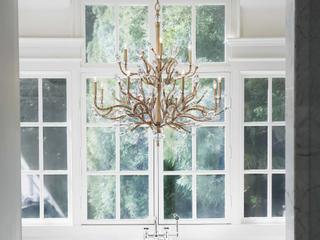 Fredrick Ramond Eve 12-Light Champagne Gold Crystal Candelabra Chandelier