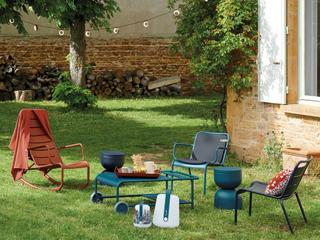 Fermob Color Mix Night Blue Patio Cushion Set of 2