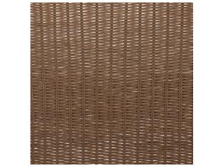 Four Hands Outdoor Grass Roots Charcoal Iron / Natural Fawn Polypropylene Dining Chair with Stinson White Cushion