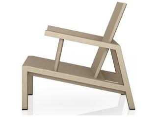Four Hands Outdoor Solano Washed Brown Teak Lounge Chair
