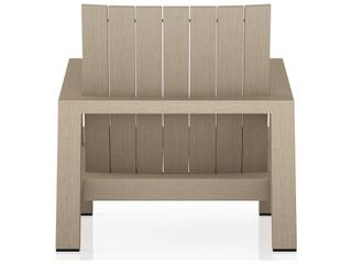 Four Hands Outdoor Solano Washed Brown Teak Lounge Chair