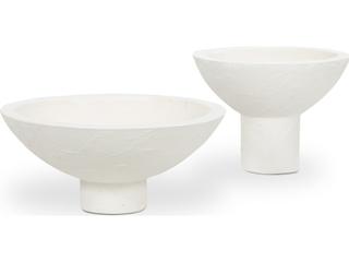 Luxecor Globetrotter Outdoor Plaster Molded Concrete Planter Set of 2