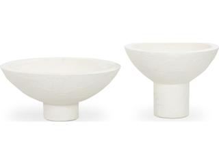 Luxecor Globetrotter Outdoor Plaster Molded Concrete Planter Set of 2