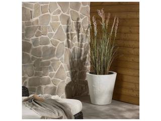 Luxecor Globetrotter Outdoor Suvi Planter - Textured White Concrete