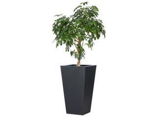 Luxecor Globetrotter Outdoor Koto Black Concrete Planter