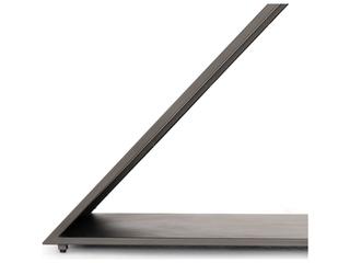 Luxecor Globetrotter Outdoor Coated Gunmetal Nero Firewood Storage