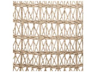 Four Hands Outdoor Grass Roots Vintage White / Grey Bronze Wrought Iron Wicker Dining Chair