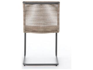 Four Hands Outdoor Grass Roots Gunmetal / Vintage White Polypropylene Dining Chair