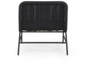 Four Hands Outdoor Solano Bronze / Dark Grey Rope Aluminum Strap Lounge Chair
