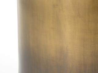 Four Hands Asher Cameron Round Metal Ombre Antique Brass End Table
