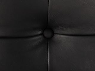 Four Hands Kensington Halston Black Leather Accent Chair