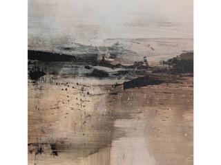 Four Hands Art Studio Natural Maple / White Distant Forest By Dan Hobday Wall Art