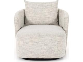 Four Hands Farrah Centrale Merino Cotton Gray Upholstered Chaise Lounge