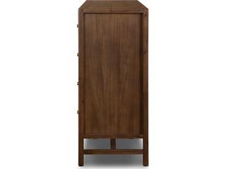 Four Hands Patten Sullivan 10-Drawers Brown Acacia Wood Double Dresser