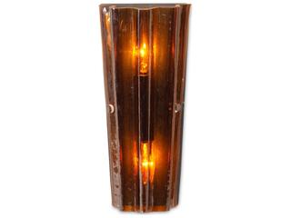 Four Hands Hutton Amber Glass Wall Sconce