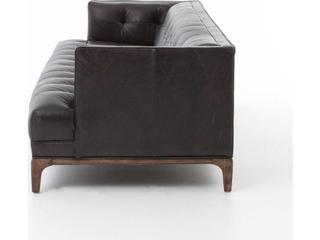 Four Hands Kensington Dylan Black Leather Sofa