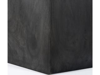 Four Hands Harmon Kesling Round Wood Coal On Mango Dining Table