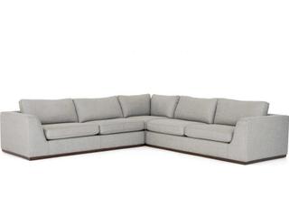 Four Hands Centrale Colt 3 - Piece Gray Upholstered Sectional Sofa