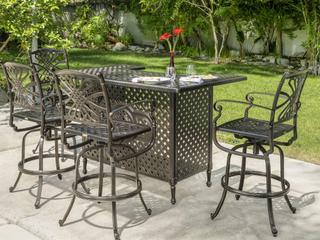 Gensun Bella Vista Cast Aluminum Outdoor Dining Set