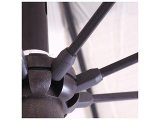 Galtech Quick Ship Commercial Aluminum 9 Foot Octagon Push Up Lift Outdoor Patio Umbrella