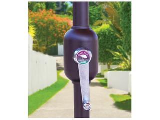 Galtech Quick Ship Aluminum 10 Foot Auto Tilt Crank Lift Outdoor Umbrella