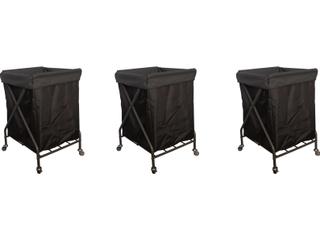 Grosfillex Sunset Sling Aluminum Mandras Blue/Glacier White Towel Valet Triple Unit
