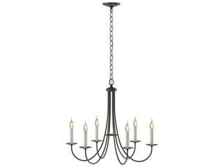 Hubbardton Forge Simple 6-Light Candelabra Chandelier