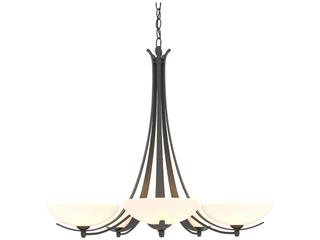 Hubbardton Forge Aegis 5-Light Glass Bowl Chandelier