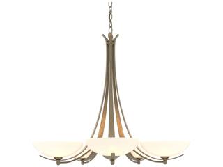 Hubbardton Forge Aegis 5-Light Glass Bowl Chandelier