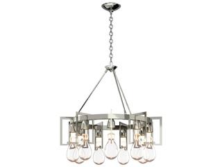 Hubbardton Forge Apothecary 9-Light Glass Chandelier
