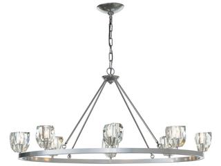 Hubbardton Forge Gatsby 8-Light Crystal Candelabra Chandelier