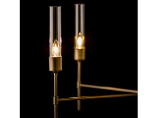 Hubbardton Forge Vela 5-Light Glass Candelabra Cylinder Chandelier