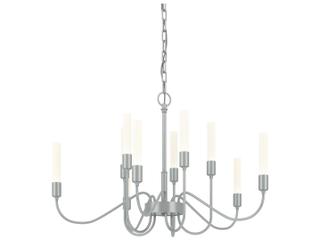 Hubbardton Forge Lisse 10-Light Glass Cylinder Chandelier