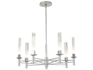 Hubbardton Forge Truss 7-Light Cylinder Chandelier
