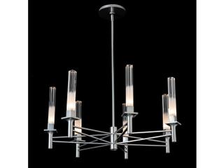 Hubbardton Forge Truss 7-Light Cylinder Chandelier