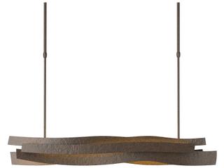 Hubbardton Forge Landscape 1-Light LED Geometric Linear Island Pendant