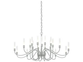 Hubbardton Forge Lisse 20-Light Glass Cylinder Chandelier