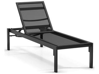 Allure Mesh Aluminum Stackable Adjustable Outdoor Chaise Lounge