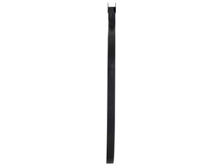 Howard Elliott Hudson Black Oval Wall Mirror
