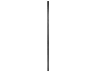 Howard Elliott Bertoia Wood Grain Black Rectangular Wall Mirror