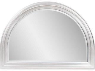 George Bright Silver Arched Wall Mirror