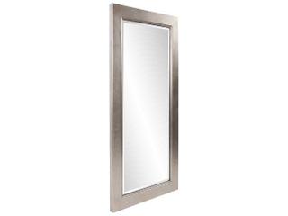 Howard Elliott Millennium Silver Leaf Rectangular Wall Mirror