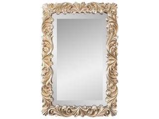 Howard Elliott French D' Amboise Antique Silver Rectangular Wall Mirror