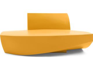 Gehry 3-Seat Polyethylene Sofa in Yellow